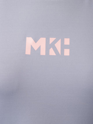 MKH Women Grey Breathable Workout Wear T-Shirt for Running