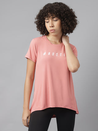 MKH Women Pink Flexible Outdoor Activity T-Shirt for Running