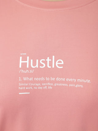 MKH Women Pink Breathable Sports T Shirt for Gym and Activity
