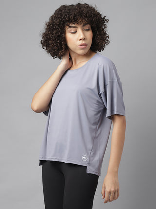 MKH Women Soft Fabric Fitness T Shirt for Gym Training