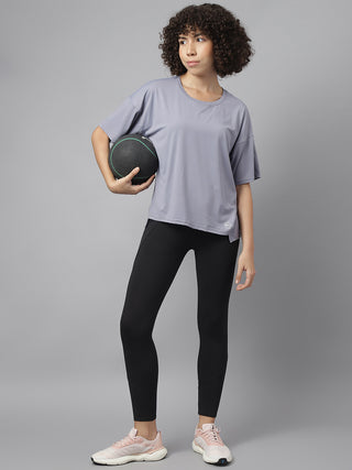 MKH Women Soft Fabric Fitness T Shirt for Gym Training