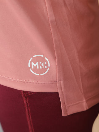 MKH Women Peach Lightweight Activity T Shirt for Yoga and Gym
