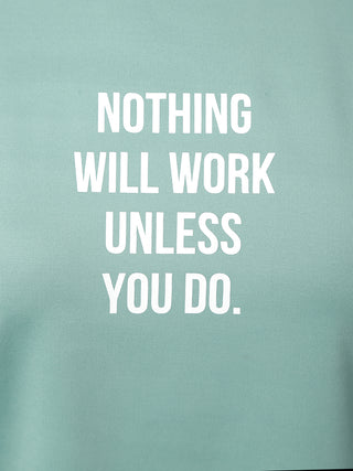 MKH Women Sea Green VelocityTrack Fitness T-Shirt