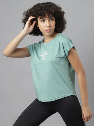 MKH Women Sea Green DryTrail Outdoor Fitness Wear