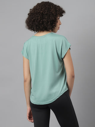 MKH Women Sea Green DryTrail Outdoor Fitness Wear