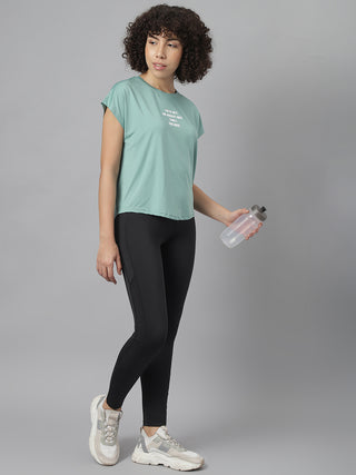 MKH Women Sea Green DryTrail Outdoor Fitness Wear