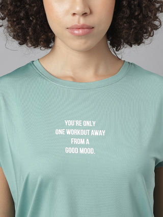 MKH Women Sea Green DryTrail Outdoor Fitness Wear