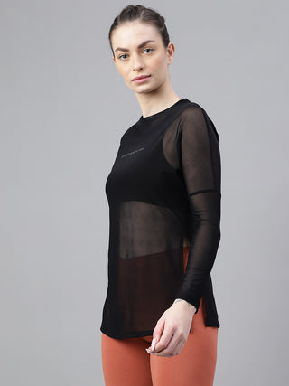 MKH Lightweight Mesh Long Sleeve Gym Tee