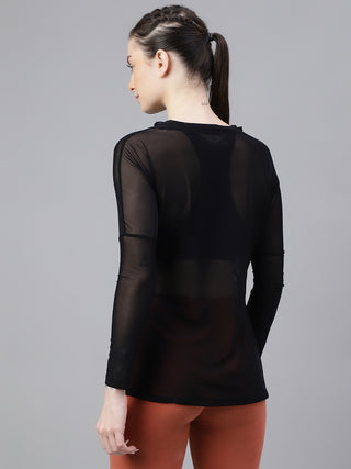 MKH Lightweight Mesh Long Sleeve Gym Tee