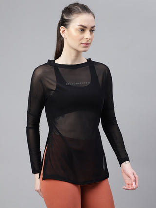 MKH Lightweight Mesh Long Sleeve Gym Tee