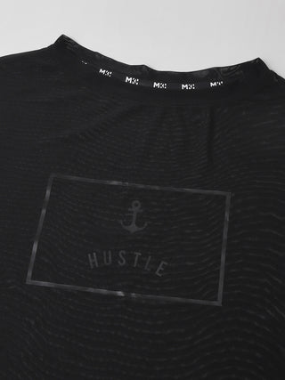 MKH Mesh Panel Long Sleeve Workout Top