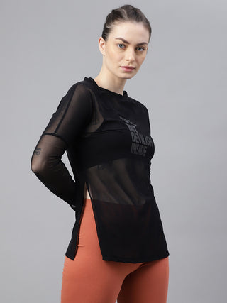 MKH Women’s Mesh Long Sleeve Yoga Top