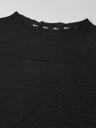 MKH Mesh Layered Long Sleeve Fitness Top
