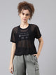 MKH Quick Dry Mesh Crop T Shirt Womens Active Top
