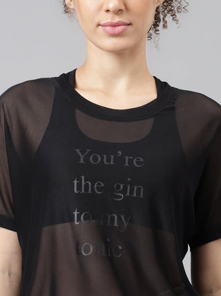 MKH Womens Mesh Crop T Shirt For Gym And Training