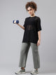 MKH Womens Oversized Sheer Mesh T Shirt For Gym