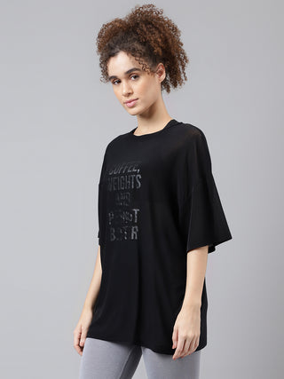 MKH Womens Relaxed Mesh T Shirt Casual Activewear