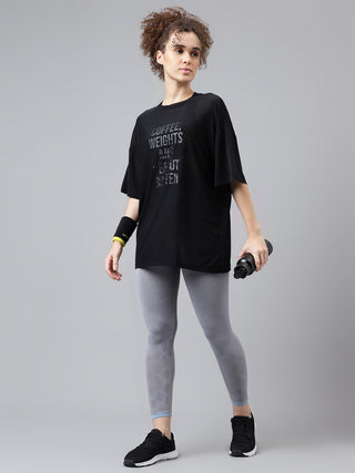 MKH Womens Relaxed Mesh T Shirt Casual Activewear