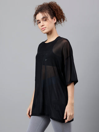 MKH Oversized Mesh T Shirt Womens Lightweight Comfort