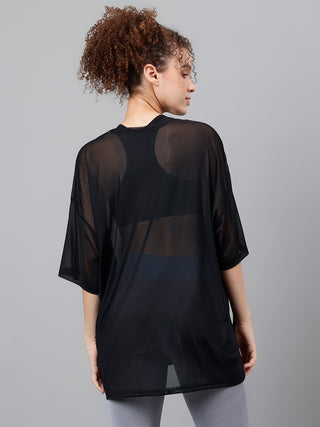 MKH Oversized Mesh T Shirt Womens Lightweight Comfort