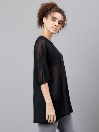 MKH Oversized Mesh T Shirt Womens Lightweight Comfort