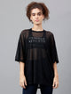 MKH Oversized Mesh T Shirt Womens Athleisure Essential