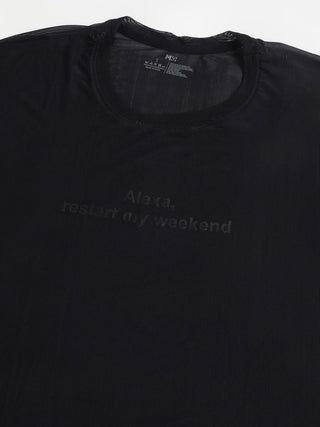 MKH Black Elevate Mesh Overlay Tee – Training Essential