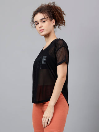 MKH Breathable Mesh Women Gym Outfit T-Shirt