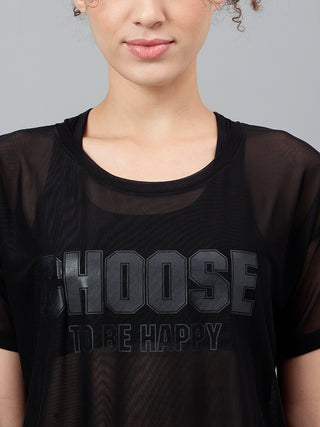 MKH Breathable Mesh Women Gym Outfit T-Shirt
