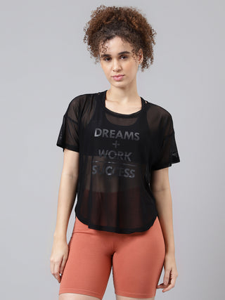 MKH Sheer Mesh Workout T-Shirt