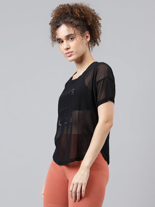 MKH Sheer Mesh Workout T-Shirt