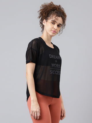 MKH Sheer Mesh Workout T-Shirt