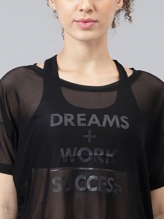 MKH Sheer Mesh Workout T-Shirt