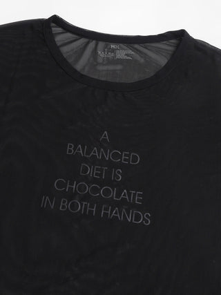 MKH Black CoreMotion Active Tee – Sheer Panel Detail