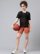 MKH Black CoreMotion Active Tee – Sheer Panel Detail