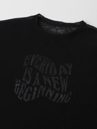 MKH Womens Relaxed Oversized Mesh T Shirt For Layering