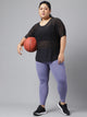 MKH Women Plus Size Mesh Stylish Curve Workout T-Shirt