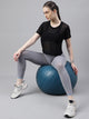MKH Black Mesh Short Length T Shirt Womens Training Wear