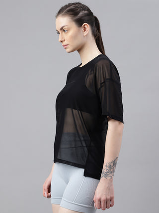 MKH Strive Oversized Active Top – Sheer Energy