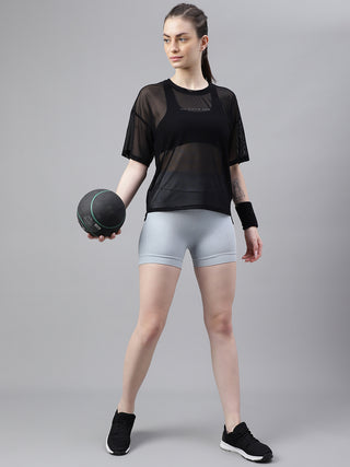 MKH Strive Oversized Active Top – Sheer Energy
