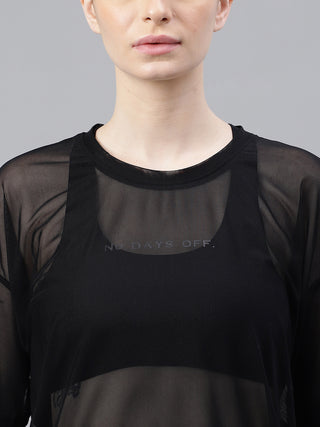 MKH Strive Oversized Active Top – Sheer Energy