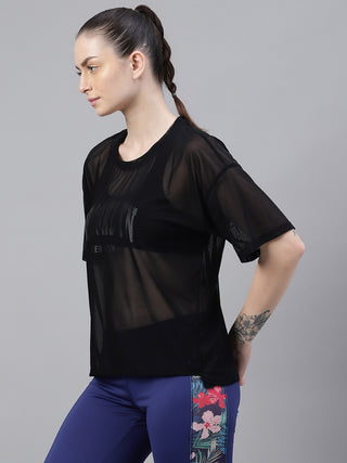 MKH IgniteFlex Black Training T-Shirt for Women