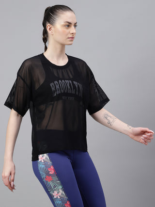 MKH IgniteFlex Black Training T-Shirt for Women