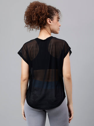 MKH Lightweight Mesh T Shirt Womens Relaxed Fit
