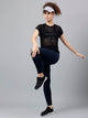 MKH Womens Sheer Mesh T Shirt With Short Sleeves