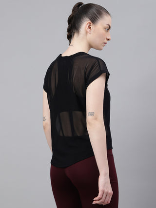 MKH Breathable Mesh T Shirt Womens Easy Layering Fit
