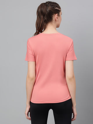 MKH Women Pink Lightweight Training Top for Running and Fitness