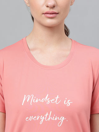 MKH Women Pink Lightweight Training Top for Running and Fitness