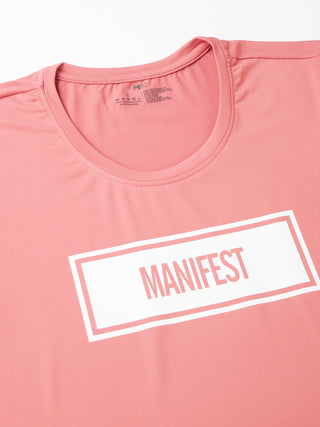 MKH Women Pink Lightweight Gym Wear Top for Outdoor Activity