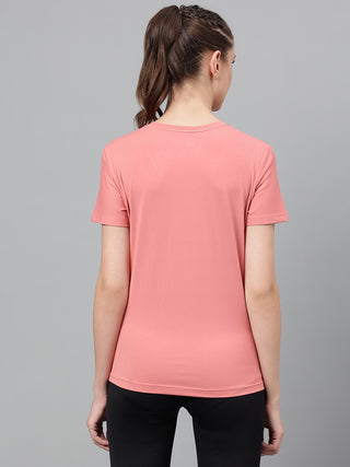 MKH Women Pink Lightweight Sports Top for Workout Sessions